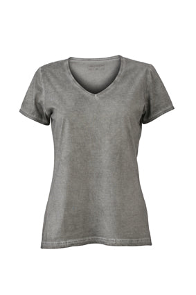 Trendiges T-Shirt mit V-Ausschnitt - JN975