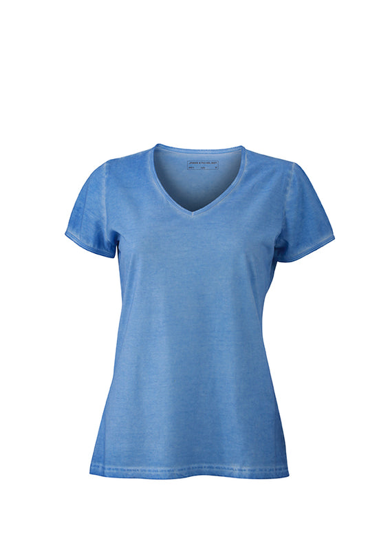 Trendiges T-Shirt mit V-Ausschnitt - JN975