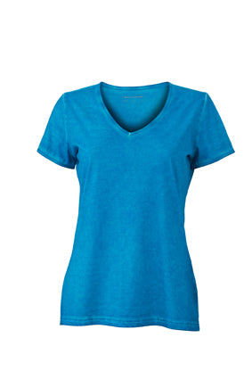Trendiges T-Shirt mit V-Ausschnitt - JN975