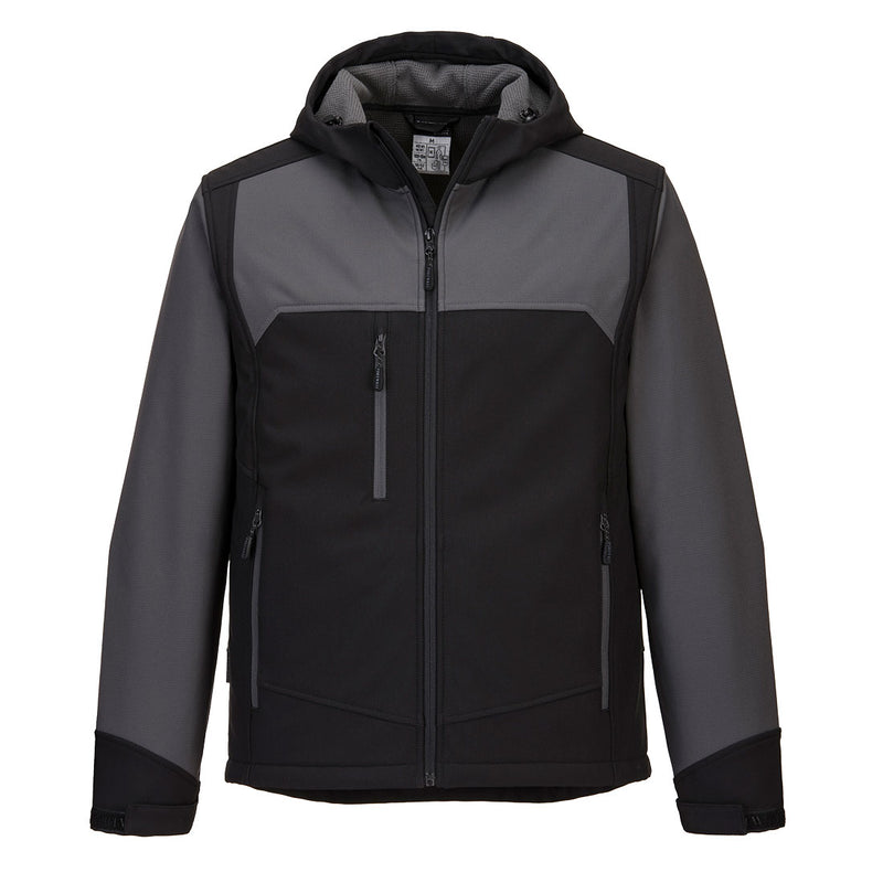 Laden Sie das Bild in Galerie -Viewer, KX3 Softshelljacke mit Kapuze (3L) - KX362
