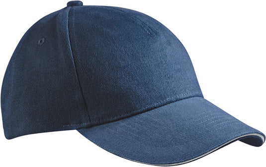 5 Panel Cap mit kontrastfarbigem Sandwich - MB035