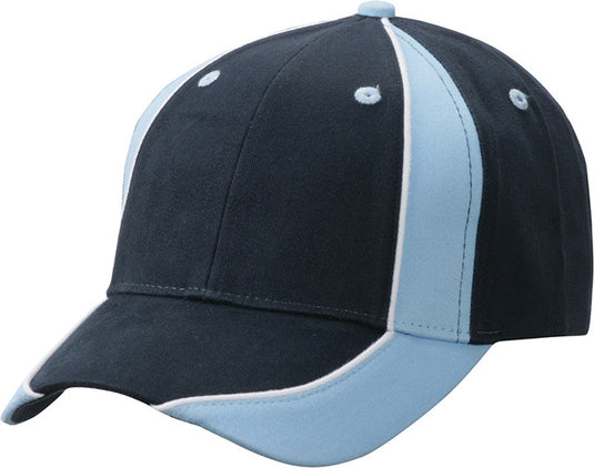 Aufwändiges 6 Panel Cap in modischen Farbkombinationen - MB135