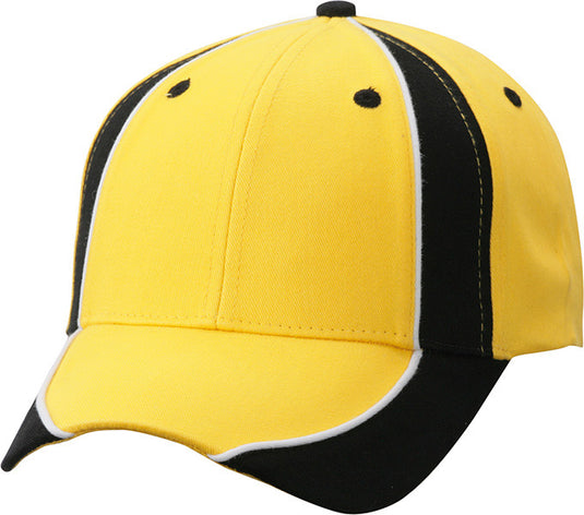 Aufwändiges 6 Panel Cap in modischen Farbkombinationen - MB135