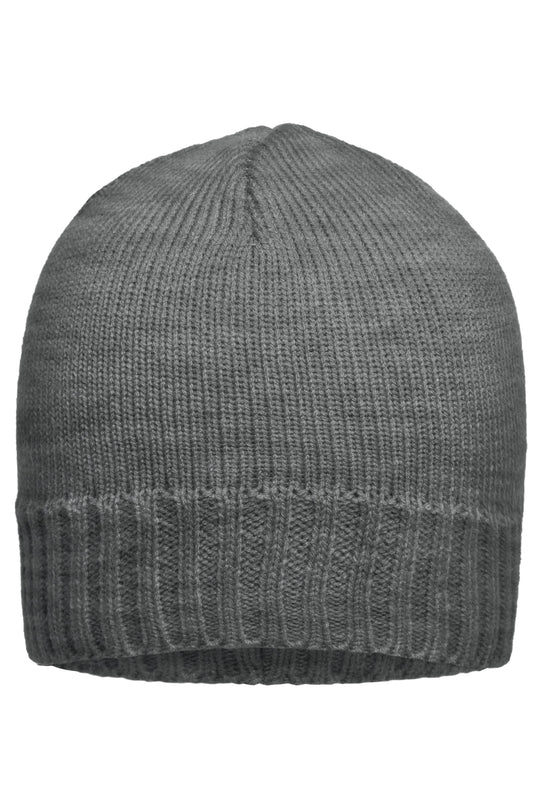 Enganliegende Strickmütze mit geripptem Rand - MB503