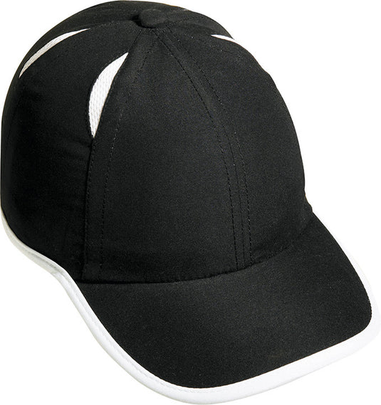 Sportliches 6 Panel Cap aus Microfaser für alle Witterungsbedingungen - MB6156