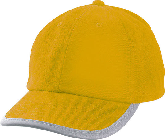 Originelles 6 Panel Cap mit reflektierender Schildeinfassung (ohne Schutzfunktion/keine PSA) - MB6192