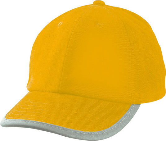 Originelles 6 Panel Cap mit reflektierender Schildeinfassung ( ohne Schutzfunktion/keine PSA ) - MB6193
