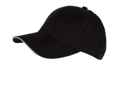 6 Panel Sandwich Cap mit gebürsteter Oberfläche - MB6212