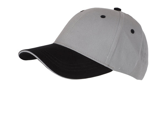 6 Panel Sandwich Cap mit gebürsteter Oberfläche - MB6212