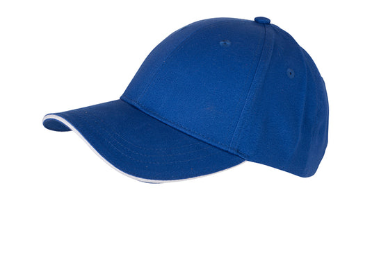 6 Panel Sandwich Cap mit gebürsteter Oberfläche - MB6212
