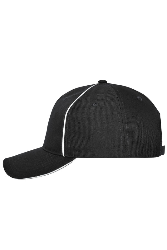 Hochwertige 6 Panel Cap mit reflektierenden Elementen (ohne Schutzfunktion/keine PSA) - MB6234