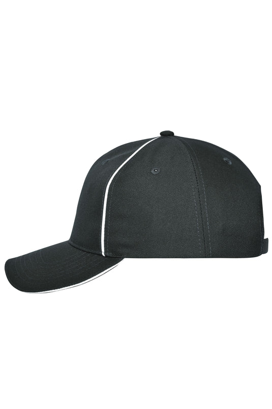Hochwertige 6 Panel Cap mit reflektierenden Elementen (ohne Schutzfunktion/keine PSA) - MB6234