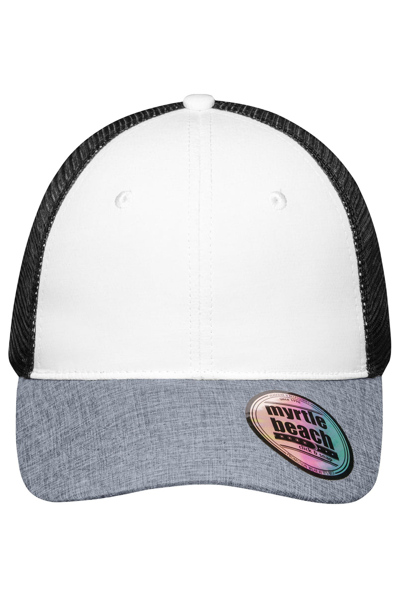 Laden Sie das Bild in Galerie -Viewer, Stylische Mesh Cap in moderner Mélange-Optik - MB6244

