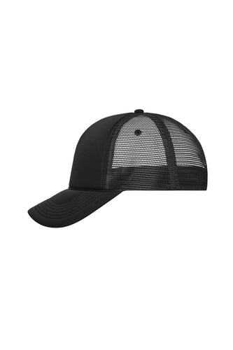5 Panel Cap mit retrogetreuer Zierkordel über dem Schild - MB6550