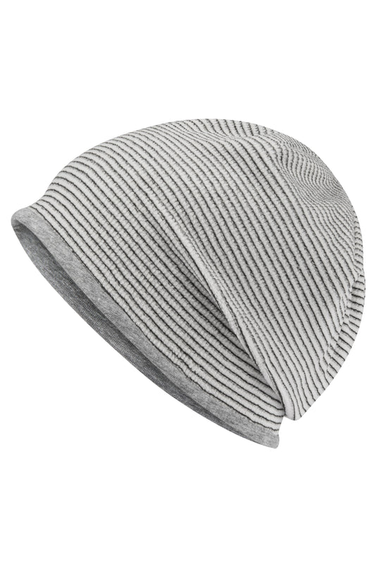 Stretchfleece-Mütze mit Kontrastabschluss - MB7127