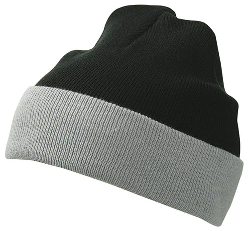Klassische Strickmütze mit Umschlag - MB7550