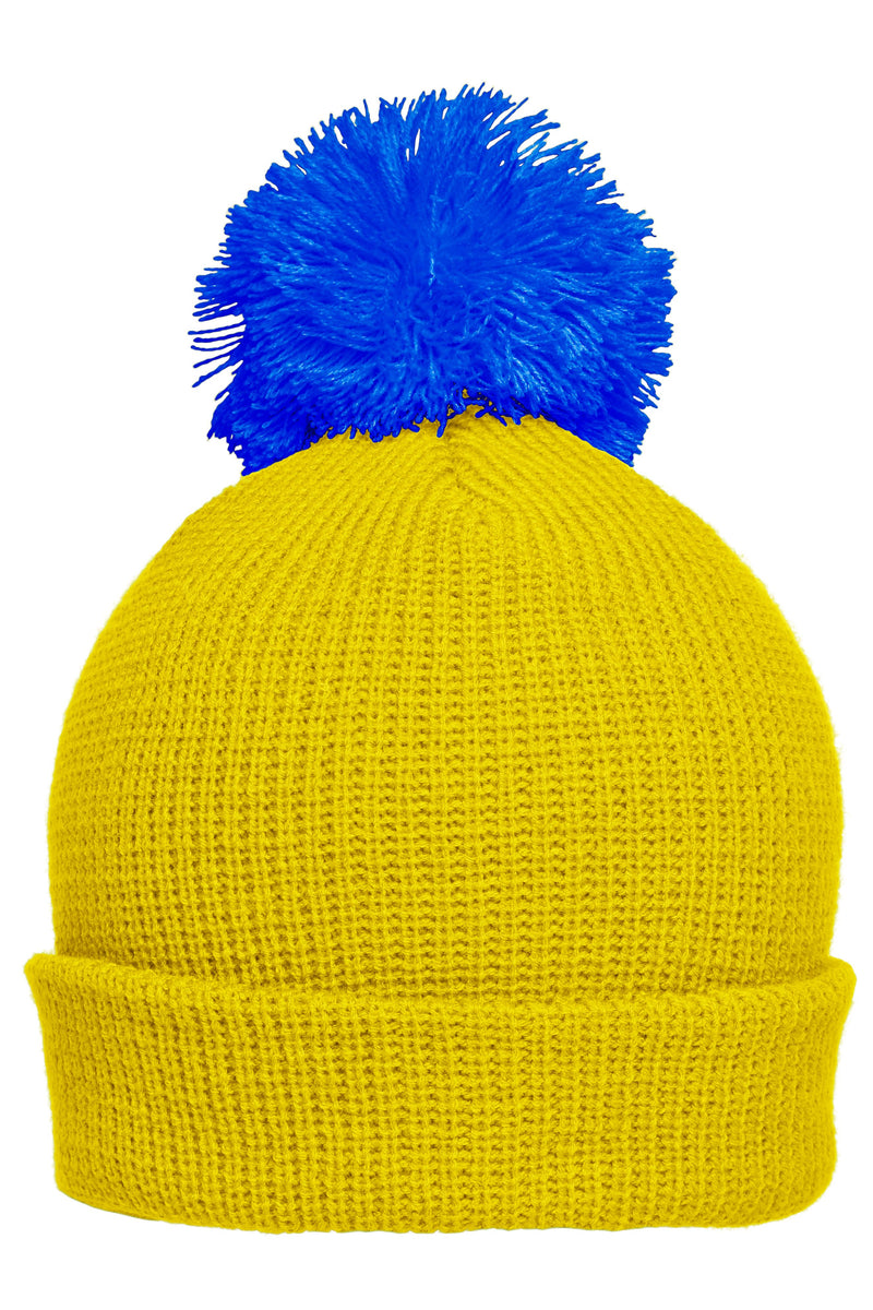 Laden Sie das Bild in Galerie -Viewer, Strickmütze mit Umschlag und Pompon - MB7967
