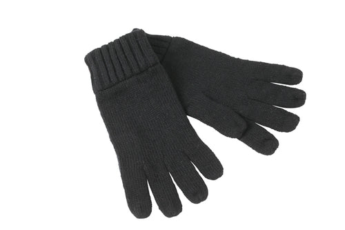 Elegante Strickhandschuhe aus Melange-Garnen - MB7980
