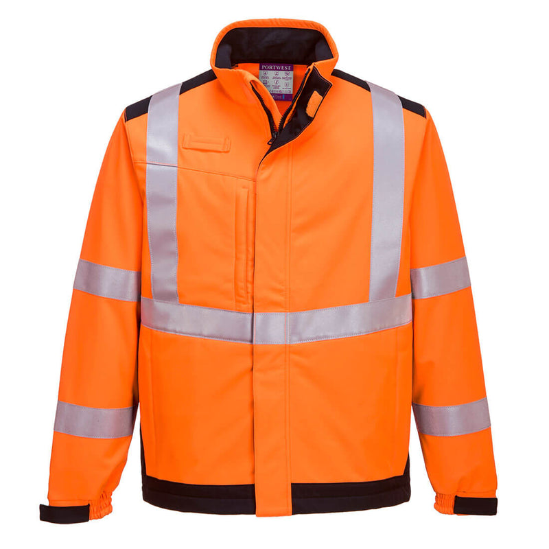 Laden Sie das Bild in Galerie -Viewer, Modaflame Multinorm Softshelljacke mit Lichtbogen Schutz - MV72

