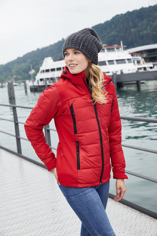 Thermojacke in attraktivem Materialmix - JN1049