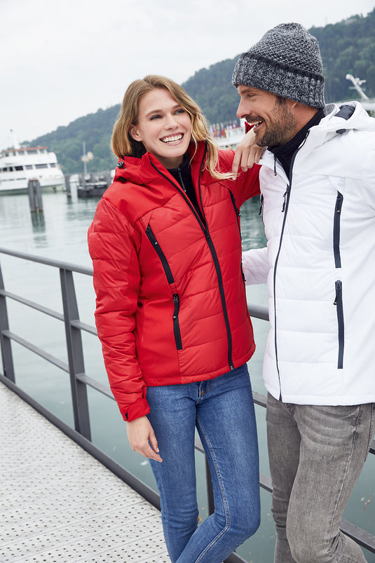 Thermojacke in attraktivem Materialmix - JN1050