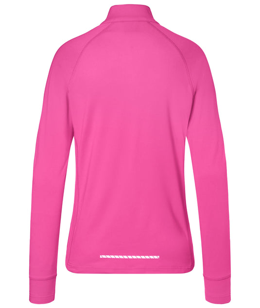 Langarm-Shirt mit Reißverschluss für Sport und Freizeit - JN787