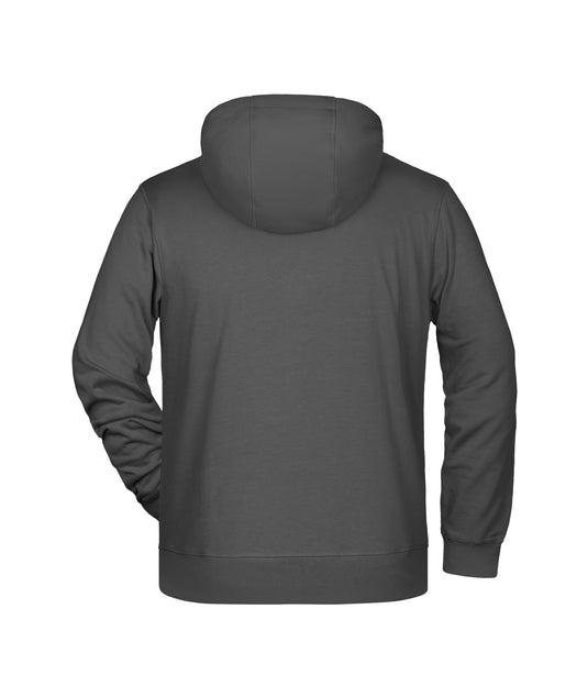 Sweat-Jacke mit Kapuze und Reißverschluss - 8026