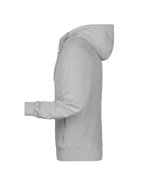 Sweat-Jacke mit Kapuze und Reißverschluss - 8026