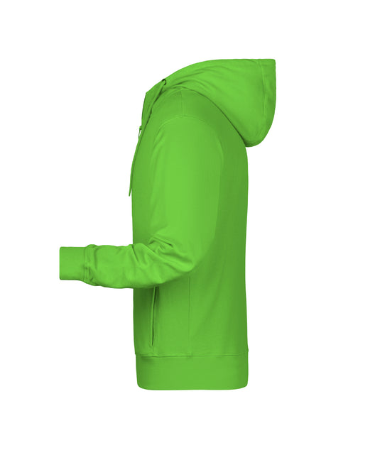 Sweat-Jacke mit Kapuze und Reißverschluss - 8026