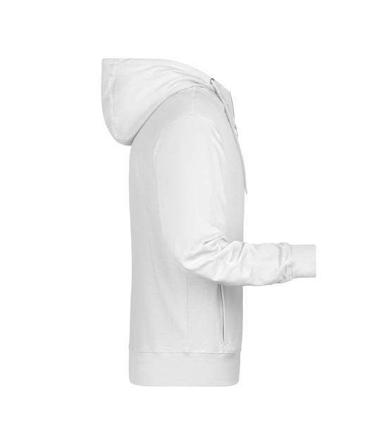 Sweat-Jacke mit Kapuze und Reißverschluss - 8026