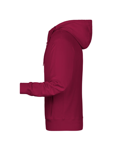 Sweat-Jacke mit Kapuze und Reißverschluss - 8026