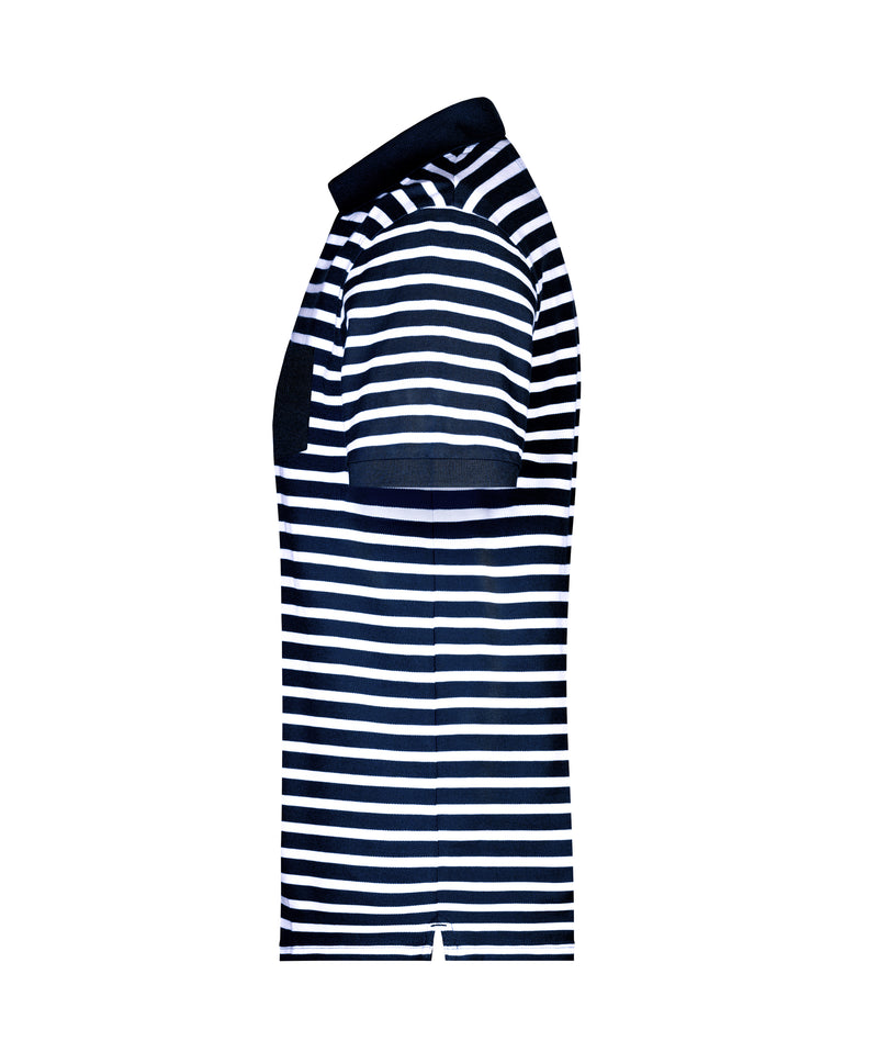Laden Sie das Bild in Galerie -Viewer, Polo in maritimem Look mit Brusttasche - 8030
