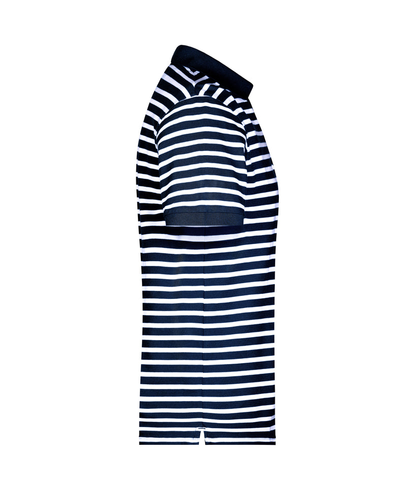 Laden Sie das Bild in Galerie -Viewer, Polo in maritimem Look mit Brusttasche - 8030
