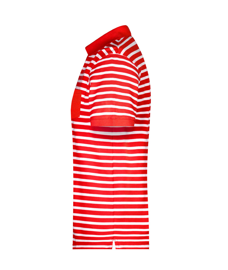Laden Sie das Bild in Galerie -Viewer, Polo in maritimem Look mit Brusttasche - 8030
