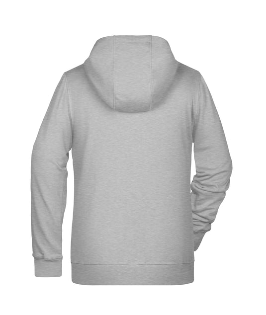 Sweat-Jacke mit Kapuze und Reißverschluss - 8025