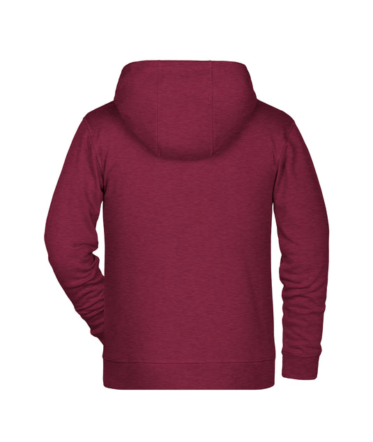 Sweat-Jacke mit Kapuze und Reißverschluss - 8026K