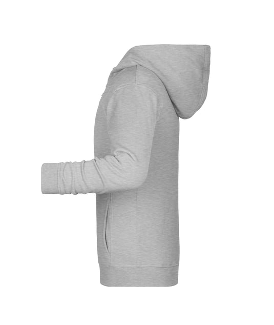 Sweat-Jacke mit Kapuze und Reißverschluss - 8026K