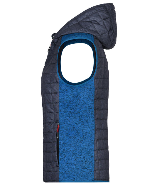 Weste im stylischen Materialmix - JN767