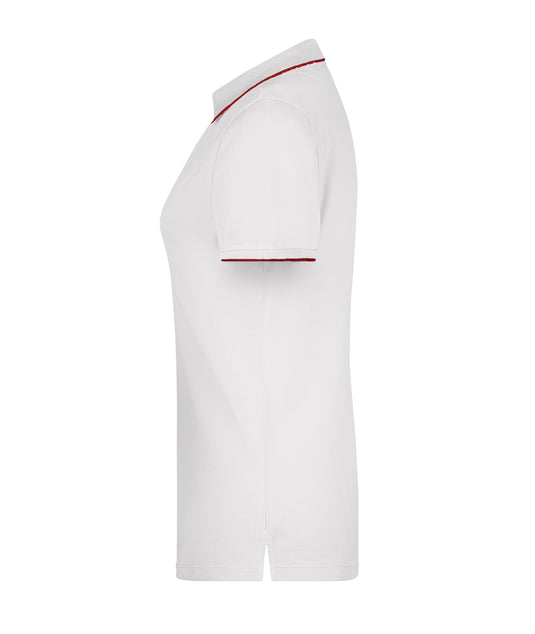 Klassisches Polo mit Kontraststreifen - Damen - JN727