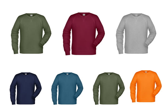Klassisches Sweatshirt mit Raglanärmeln - 8022