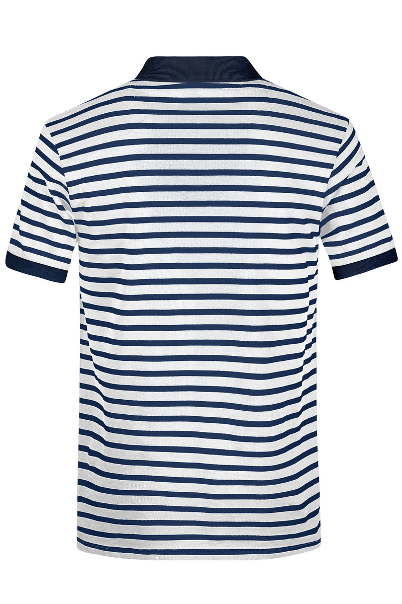 Laden Sie das Bild in Galerie -Viewer, Polo in maritimem Look mit Brusttasche - 8030

