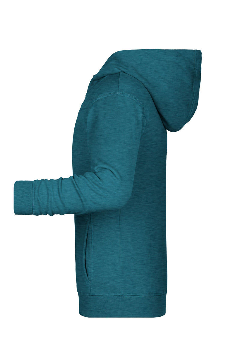 Laden Sie das Bild in Galerie -Viewer, Sweat-Jacke mit Kapuze und Reißverschluss - 8026K
