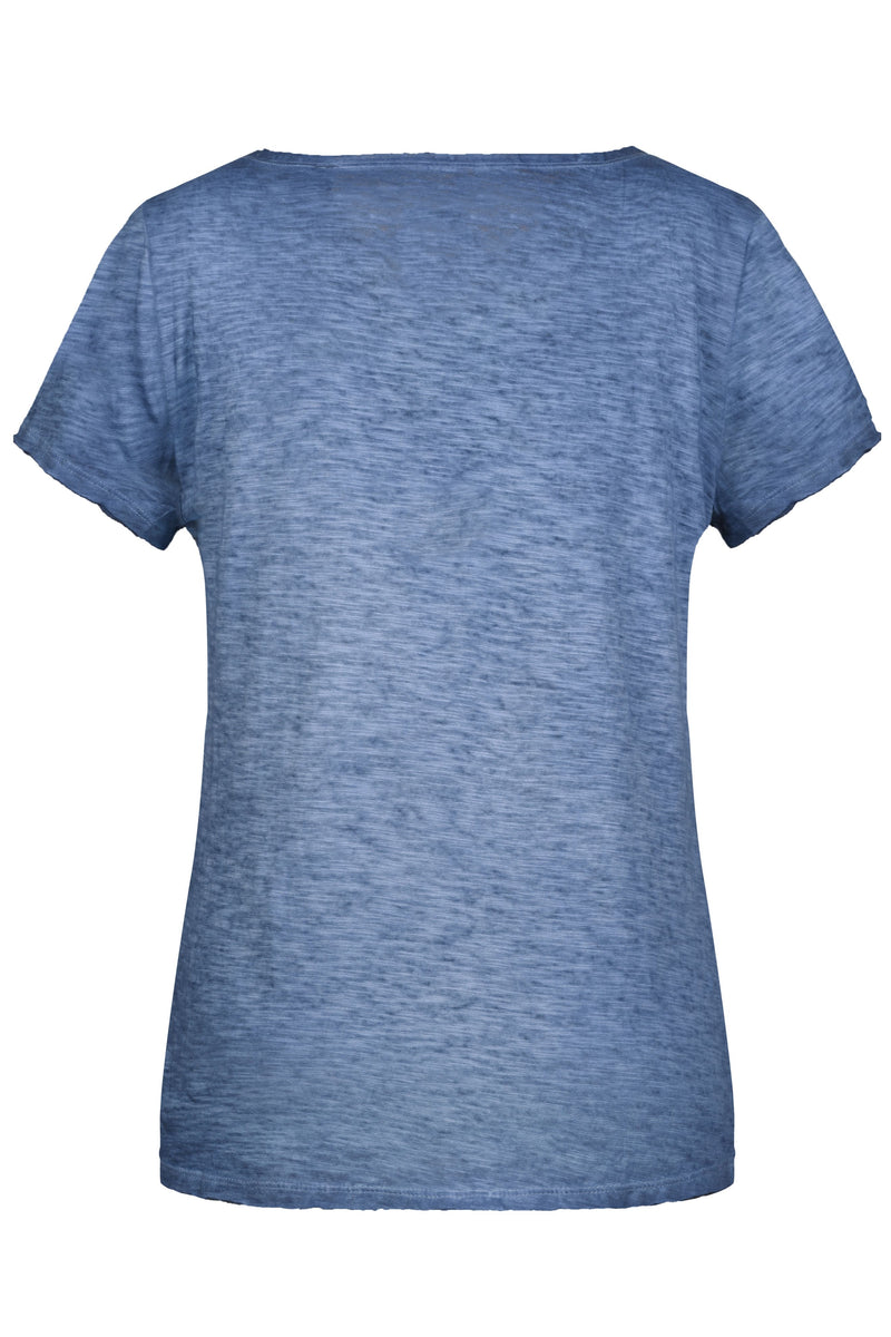 Laden Sie das Bild in Galerie -Viewer, T-Shirt im Vintage-Look - 8015
