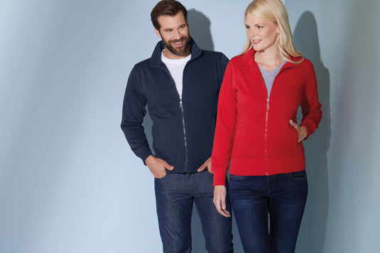 Sweat-Jacke aus formbeständiger Sweat-Qualität - JN046