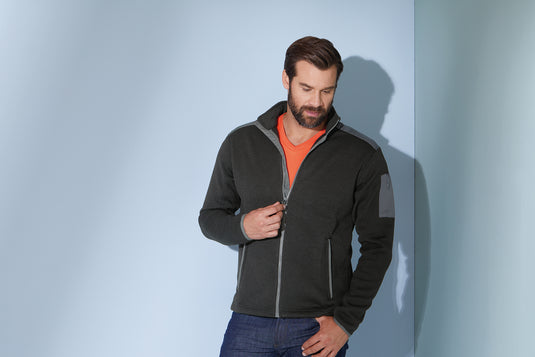 Superweiche, warme Strickfleecejacke - JN591