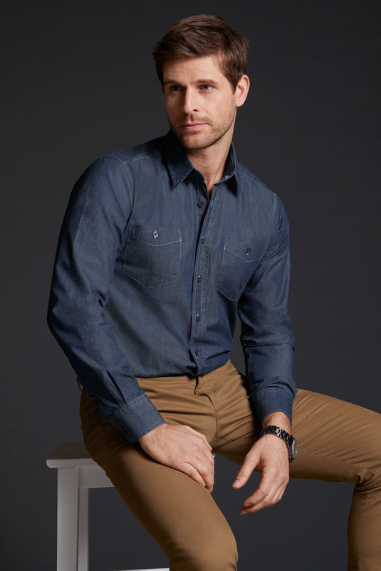 Trendiges Jeanshemd - JN629