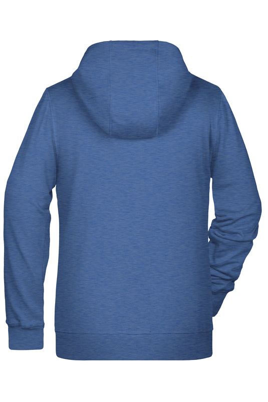 Sweat-Jacke mit Kapuze und Reißverschluss - 8025