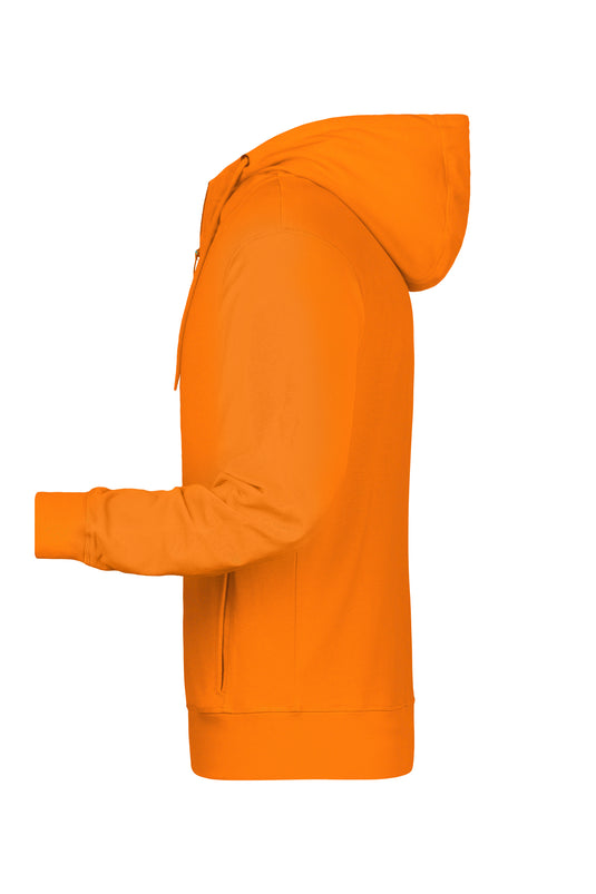 Sweat-Jacke mit Kapuze und Reißverschluss - 8026