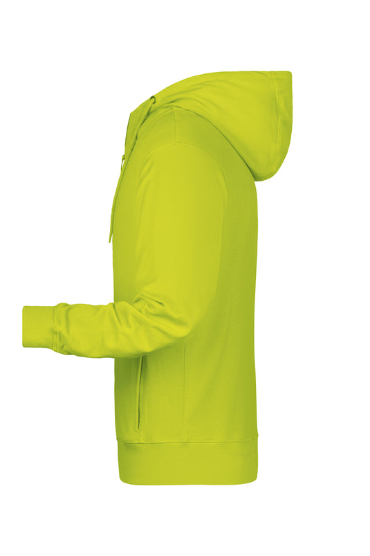 Sweat-Jacke mit Kapuze und Reißverschluss - 8026