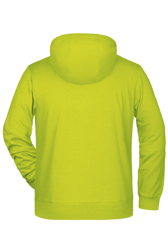 Sweat-Jacke mit Kapuze und Reißverschluss - 8026